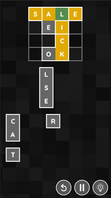 Word Grid Game Complete Screenshot